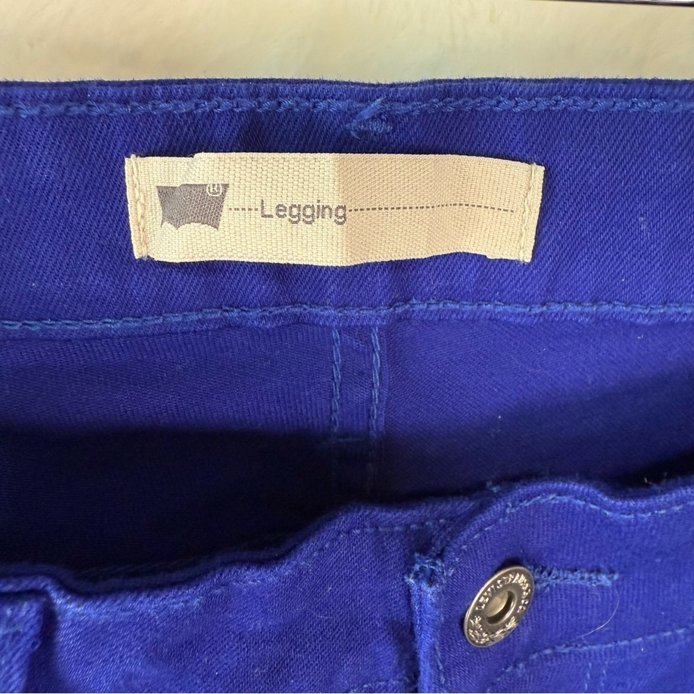 Levi’s So Slimming Royal Blue Skinny Jeans NWOT Size 32 - Picture 6 of 11